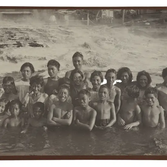 Charles Troughton Clark (1890-1973) ‘Ohinemutu - Rotorua, ca. 1925’